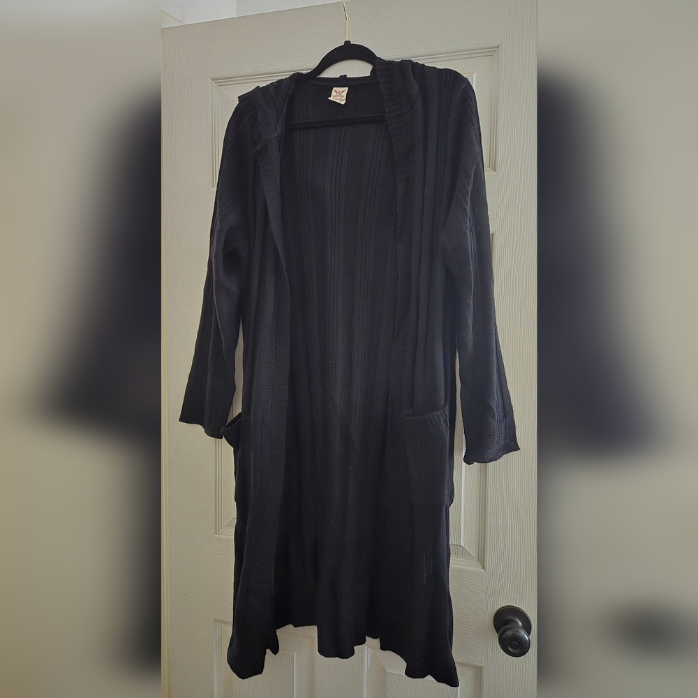 Faded Glory Black Cardigan